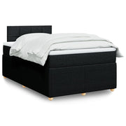 Boxspring met matras 120x190 cm zwart