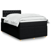 Boxspring met matras 120x190 cm zwart