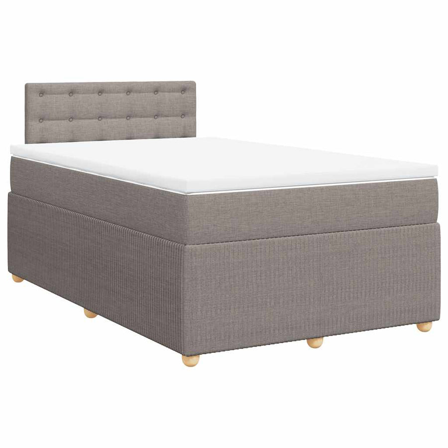 Boxspring Met Matras Stof 120 x 190 cm