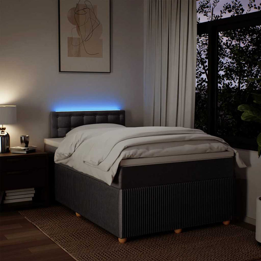 Boxspring Met Matras Stof 120 x 190 cm