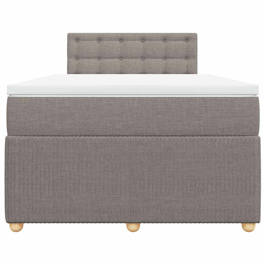 Boxspring Met Matras Stof 120 x 190 cm