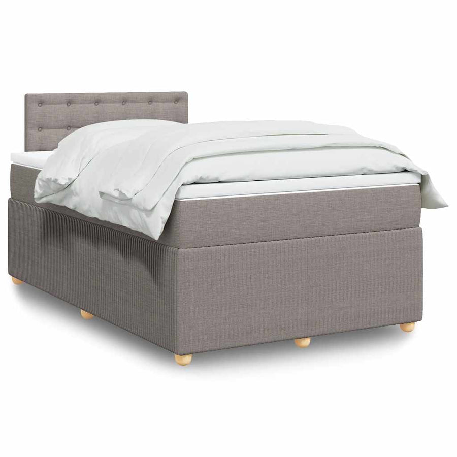 Boxspring Met Matras Stof 120 x 190 cm