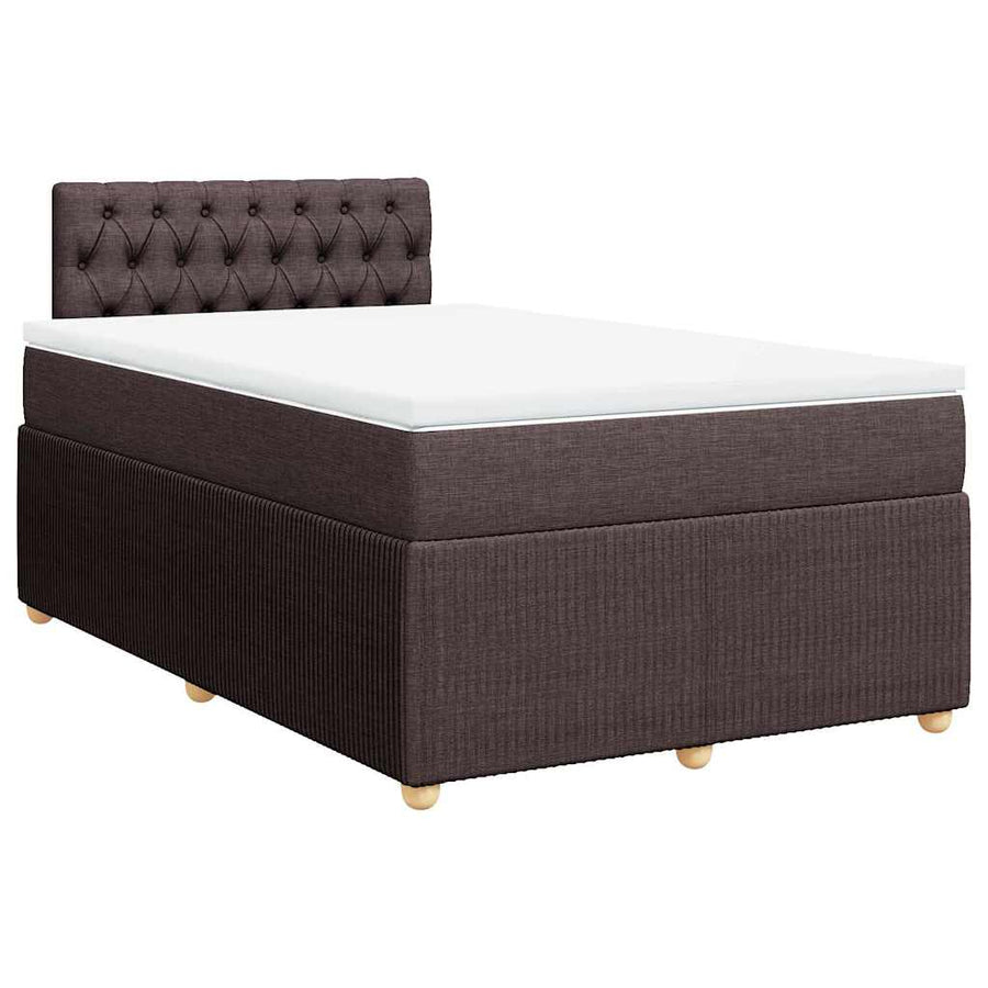 Boxspring Met Matras Stof 120 x 200 cm