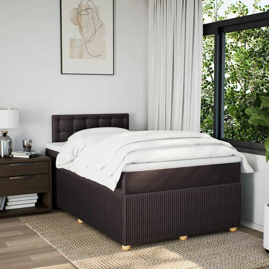 Boxspring Met Matras Stof 120 x 200 cm