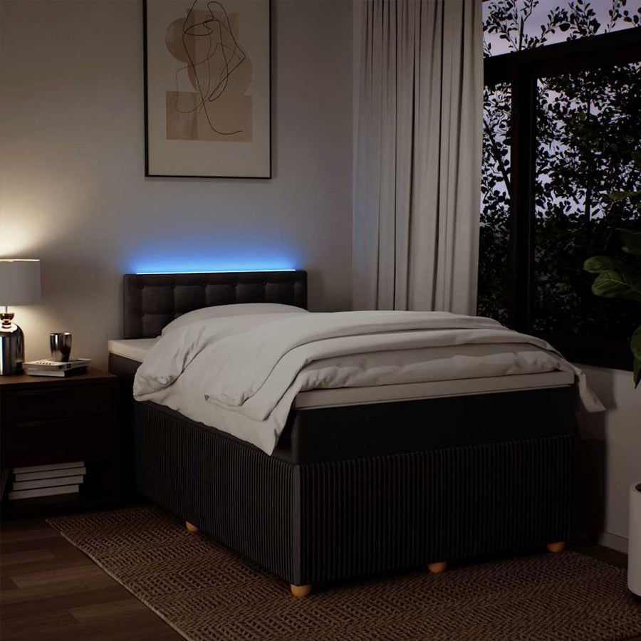 Boxspring Met Matras Stof 120 x 200 cm