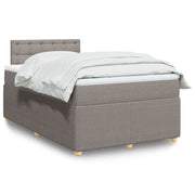 Boxspring met matras 120x200 cm taupe