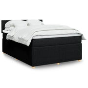 Boxspring met matras 140x200 cm zwart