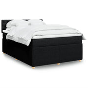Boxspring met matras 140x200 cm zwart