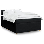 Boxspring met matras 160x200 cm zwart