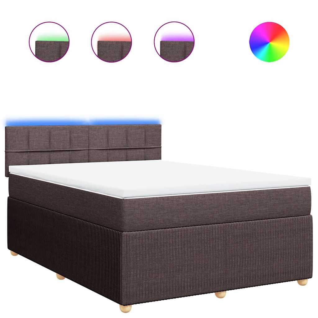 Boxspring Met Matras Stof 160 x 200 cm
