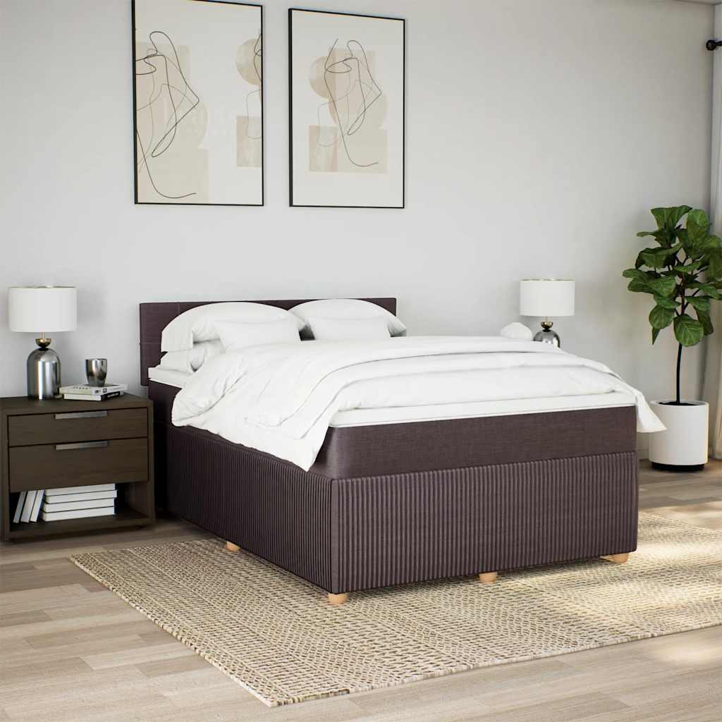 Boxspring Met Matras Stof 160 x 200 cm
