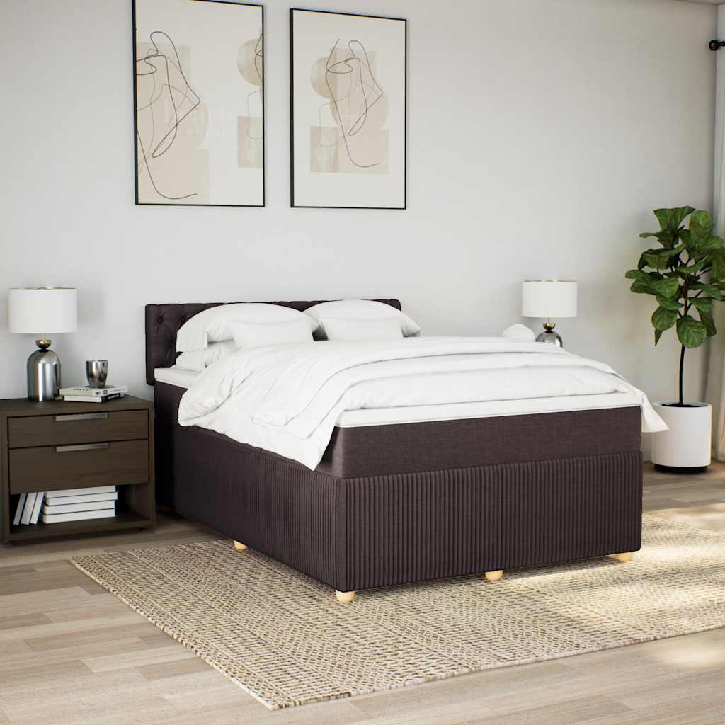 Boxspring Met Matras Stof 160 x 200 cm
