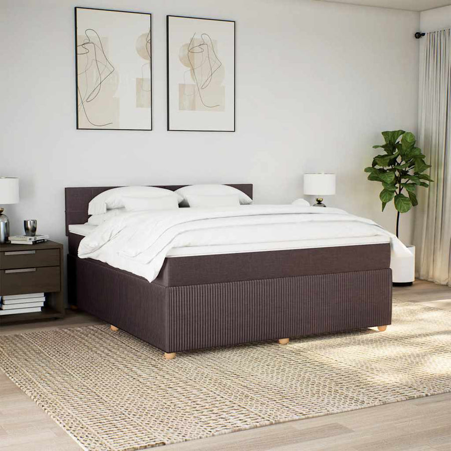 Boxspring Met Matras Stof 180 x 200 cm
