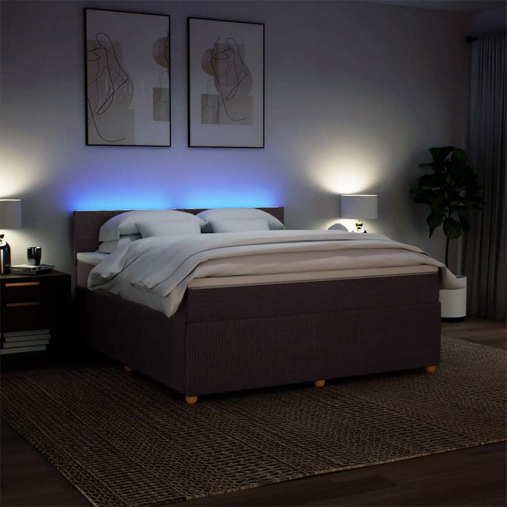 Boxspring Met Matras Stof 180 x 200 cm