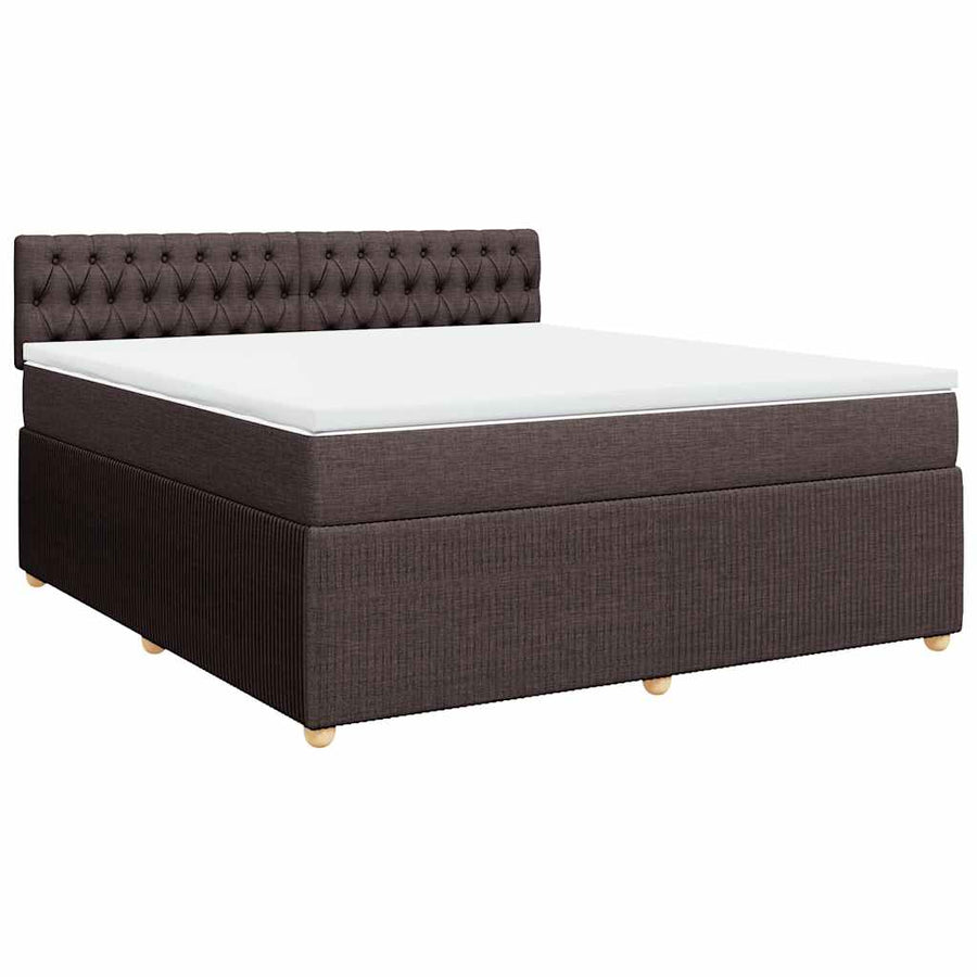Boxspring Met Matras Stof 180 x 200 cm