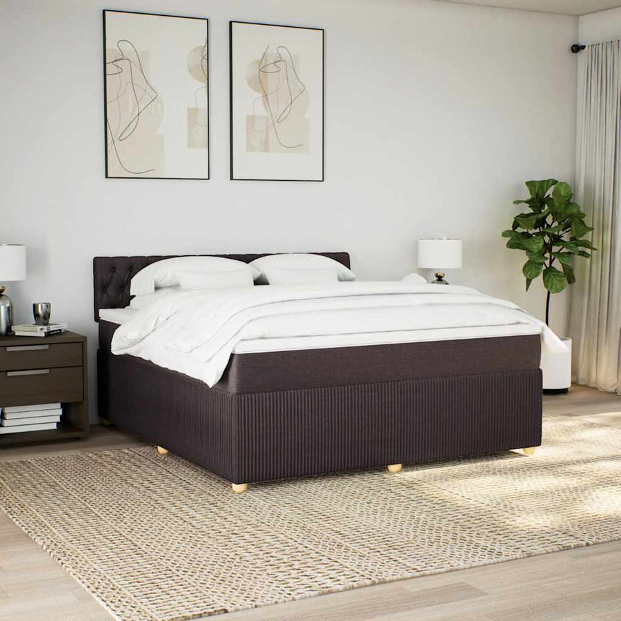 Boxspring Met Matras Stof 180 x 200 cm