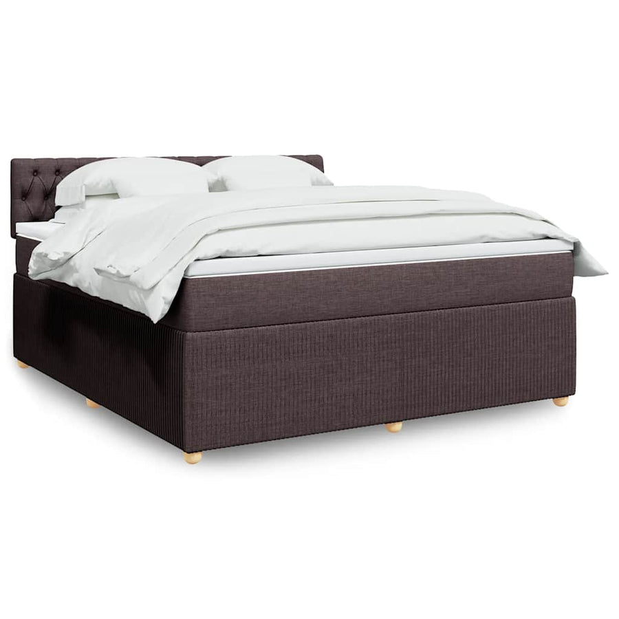 Boxspring Met Matras Stof 180 x 200 cm