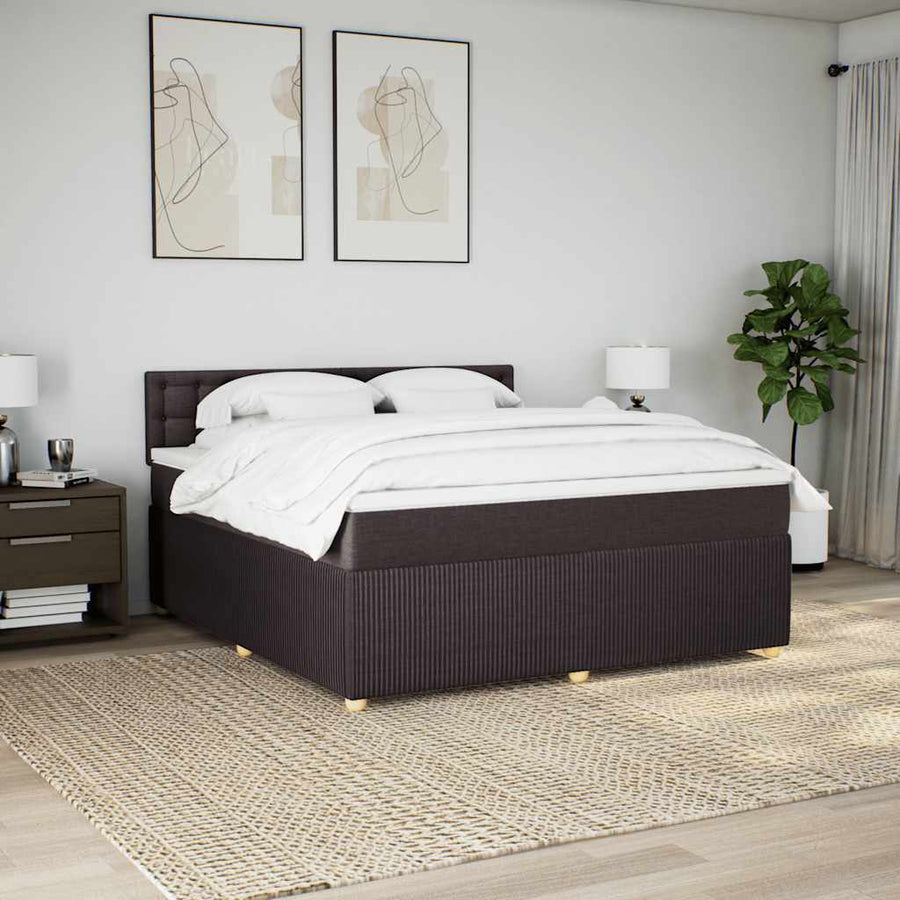Boxspring Met Matras Stof 180 x 200 cm