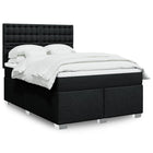 Boxspring met matras 140x200 cm zwart