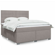 Boxspring 180x200 cm taupe met pocketveringmatras