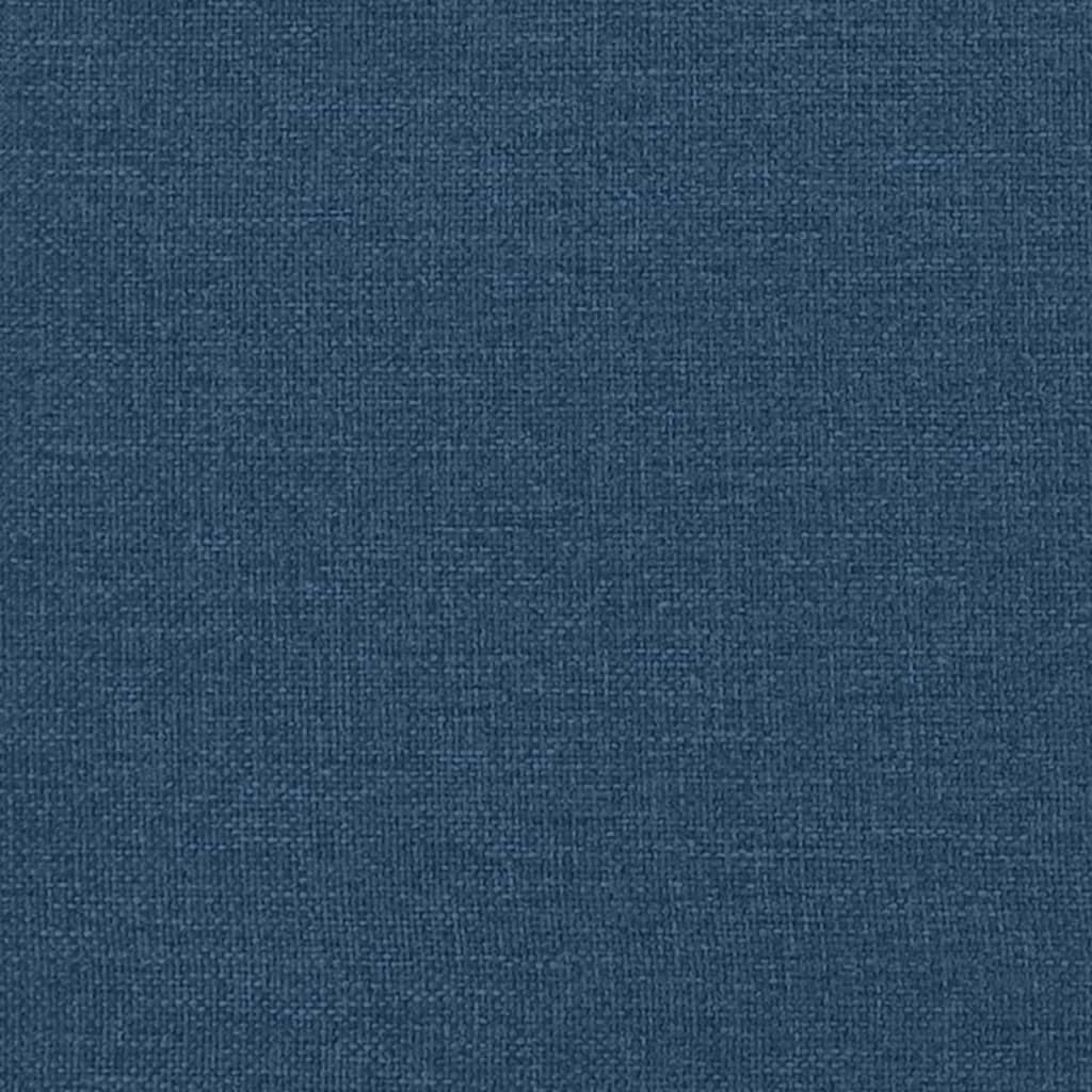 Boxspring met matras stof blauw 180x200 cm
