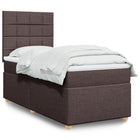 Boxspring met matras 80x200 cm donkerbruin