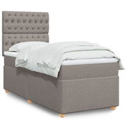 Boxspring 80x200 cm taupe met matras