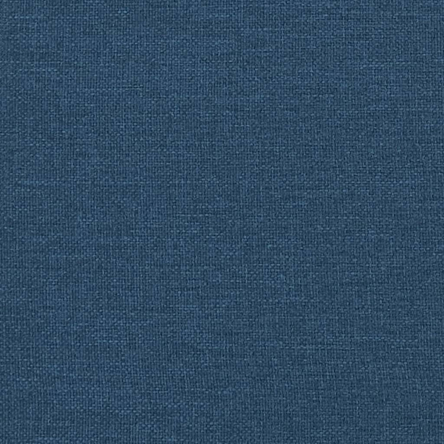 Boxspring met matras stof blauw 80x200 cm