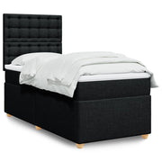 Boxspring met matras 80x200 cm zwart