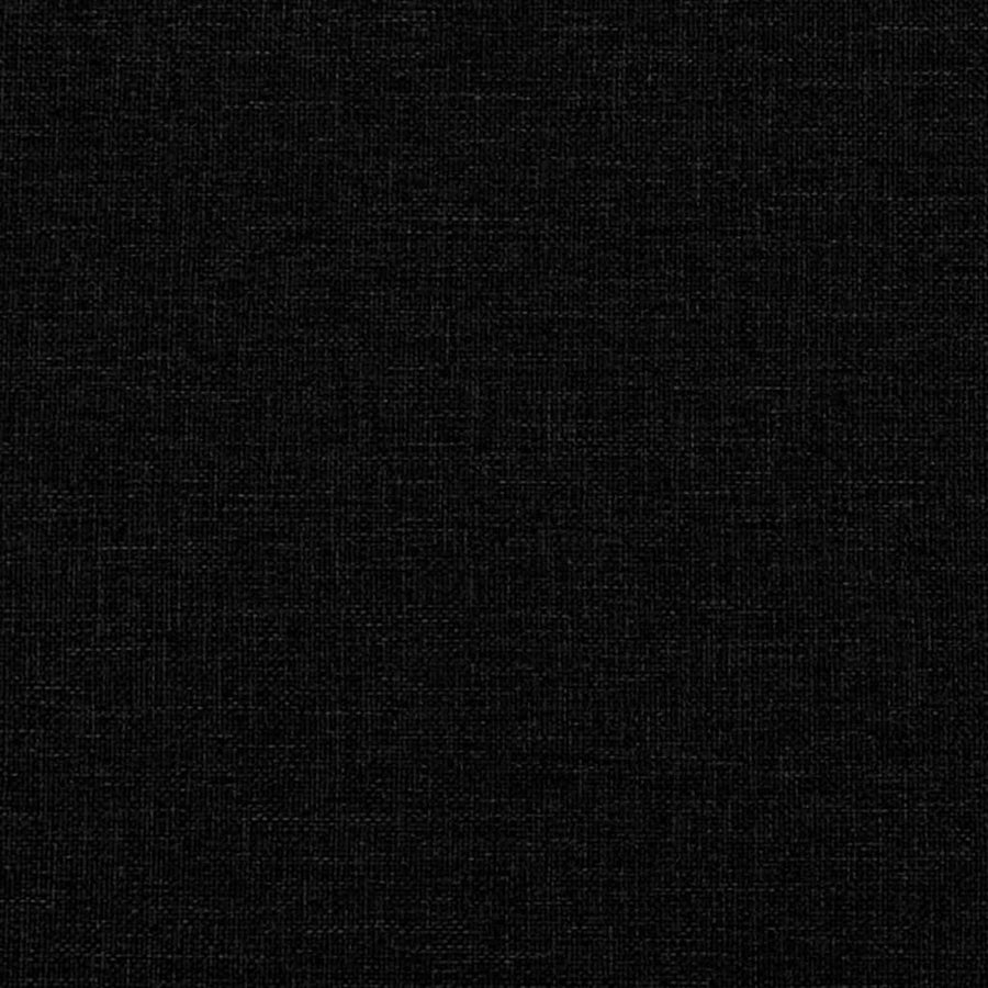 Boxspring met matras stof zwart 90x190 cm