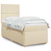 Boxspring met matras 100x200 cm crème