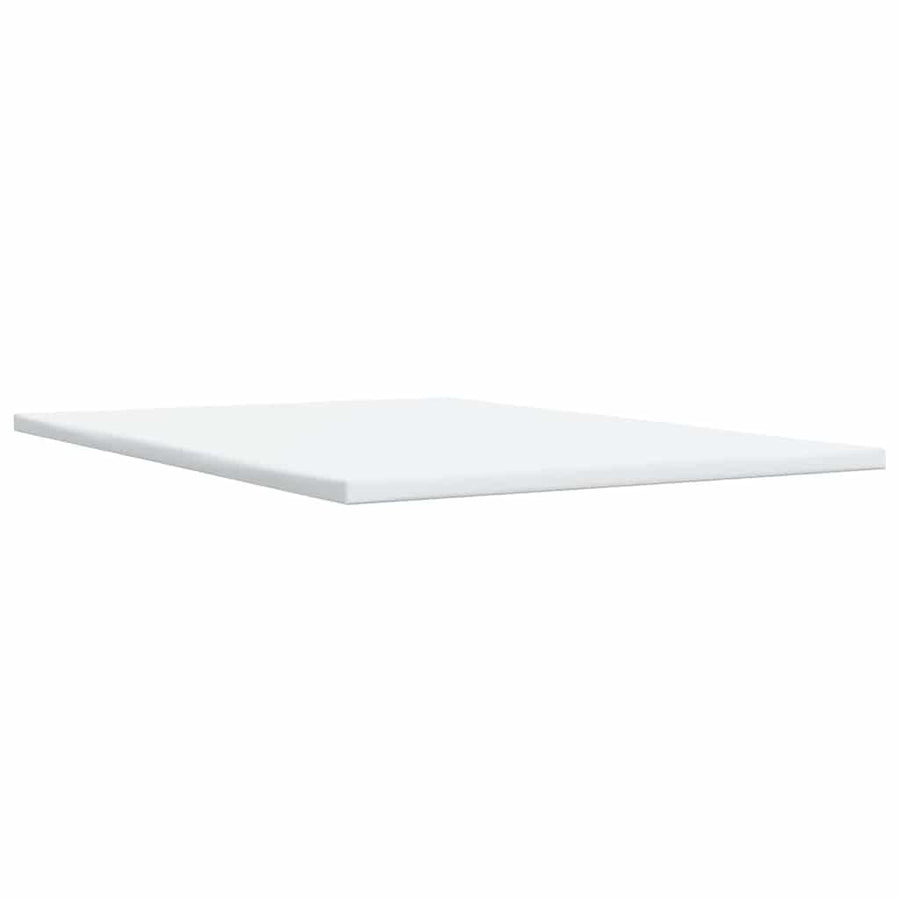 Boxspring met matras stof crèmekleurig 140x190 cm