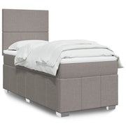 Boxspring met matras taupe 80x200 cm