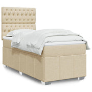 Boxspring met matras 80x200 cm crème