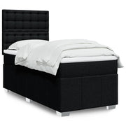 Boxspring met matras 90x190 cm zwart