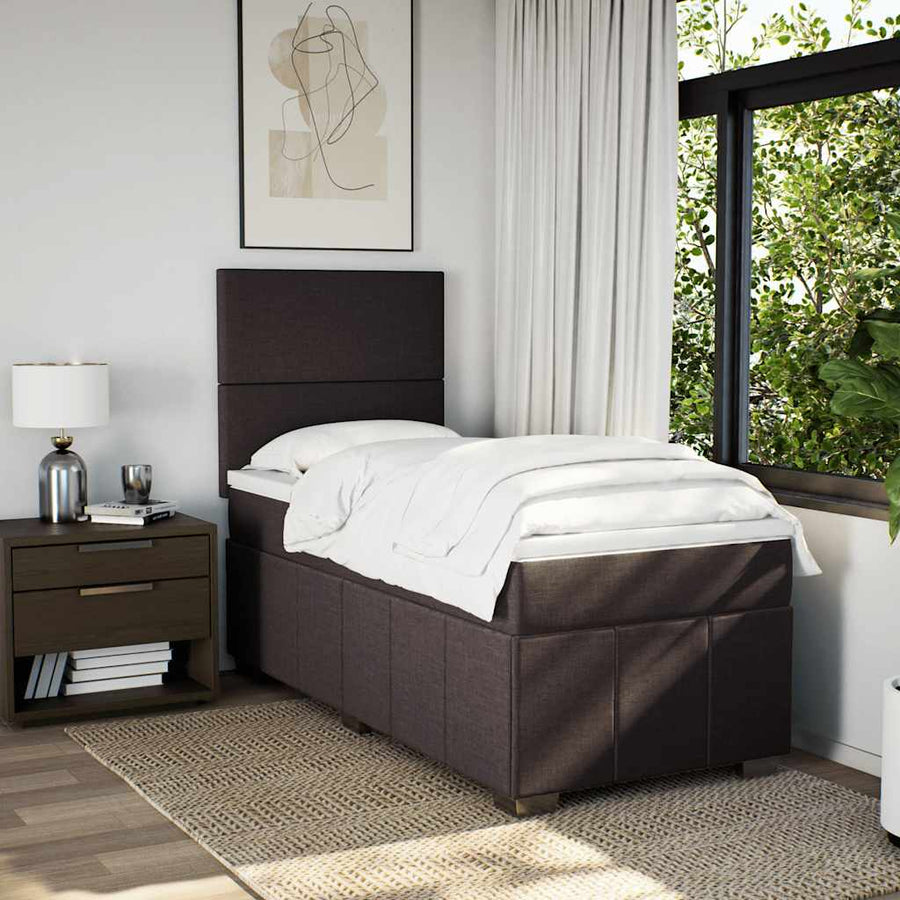 Boxspring Met Matras Stof 90 x 200 cm