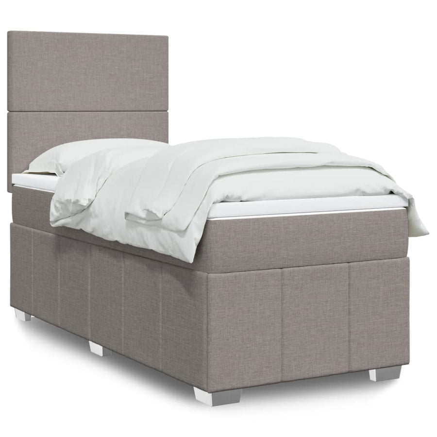 Boxspring Met Matras Stof 90 x 200 cm