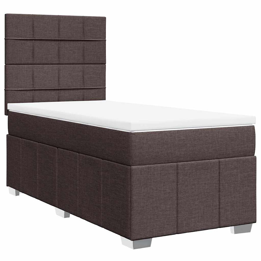 Boxspring Met Matras Stof 90 x 200 cm