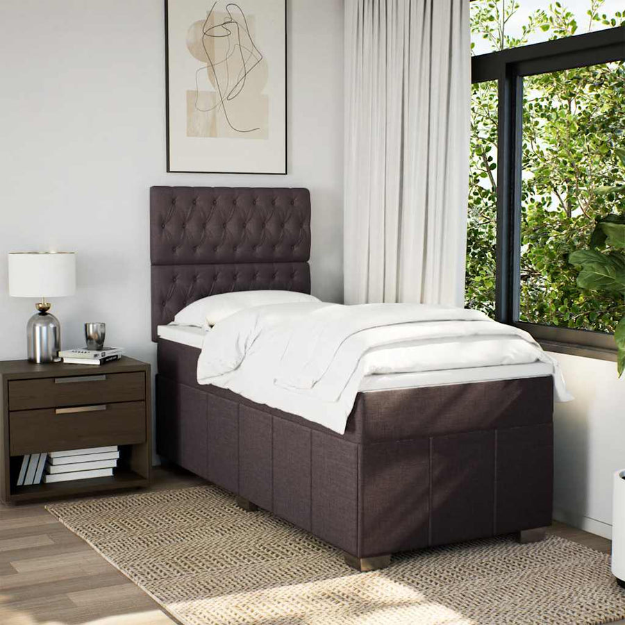 Boxspring Met Matras Stof 90 x 200 cm