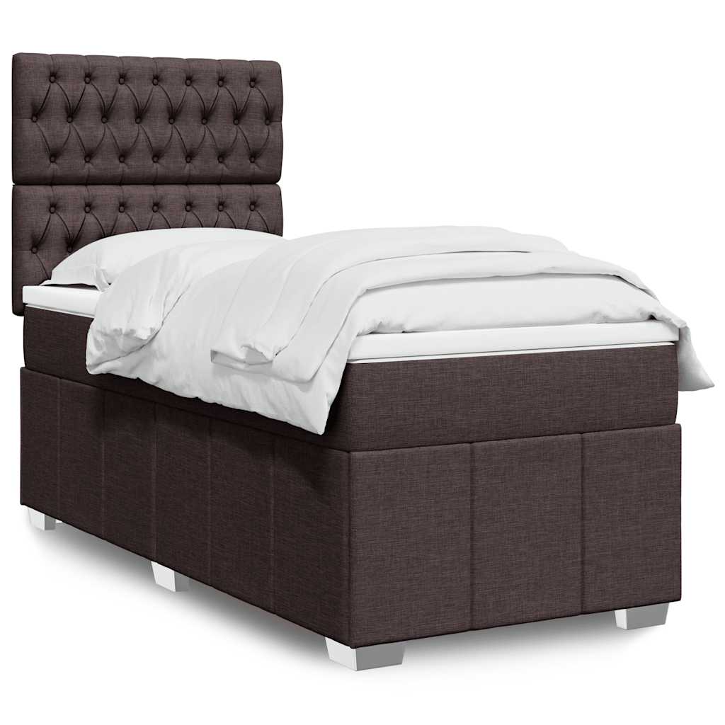 Boxspring Met Matras Stof 90 x 200 cm