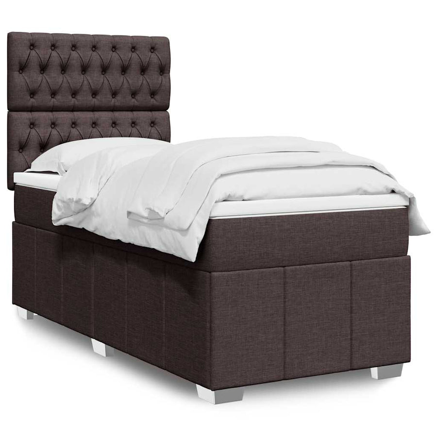 Boxspring Met Matras Stof 90 x 200 cm