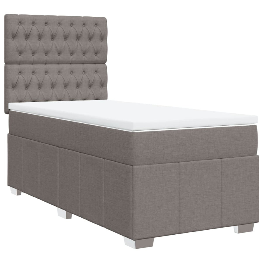 Boxspring Met Matras Stof 90 x 200 cm