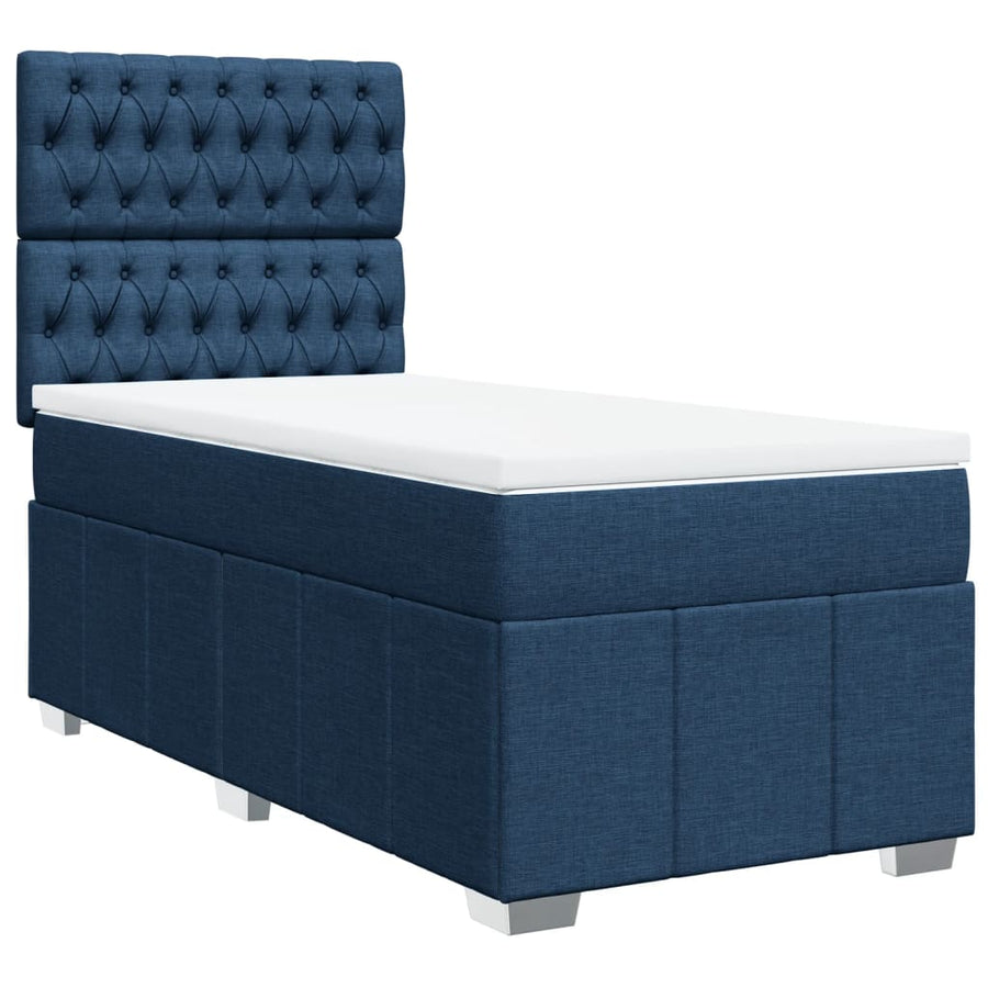 Boxspring Met Matras Stof 90 x 200 cm