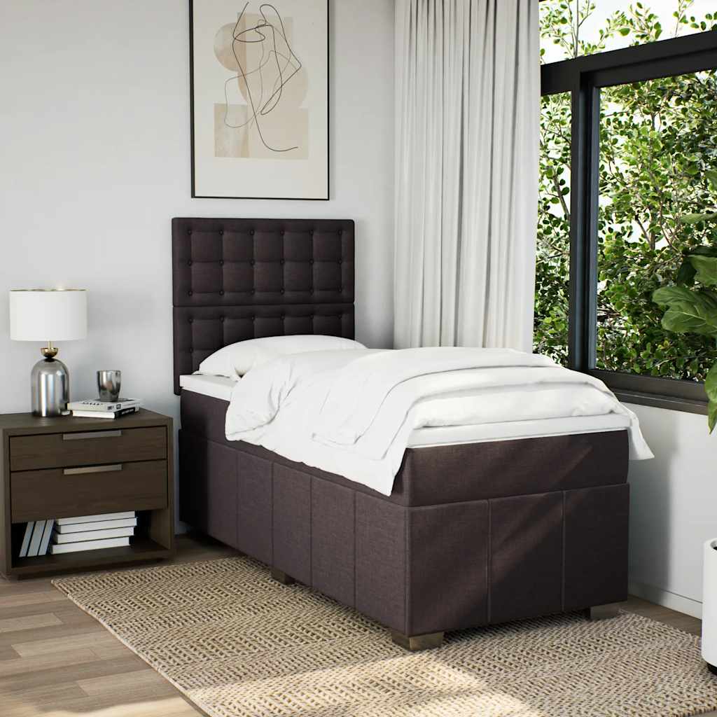 Boxspring Met Matras Stof 90 x 200 cm