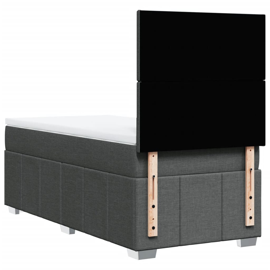Boxspring Met Matras Stof 100 x 200 cm