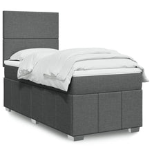 Boxspring Met Matras Stof 100 x 200 cm