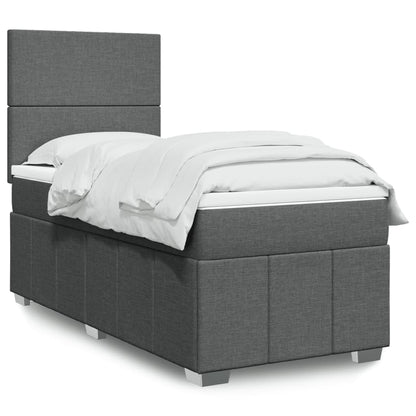 Boxspring Met Matras Stof 100 x 200 cm