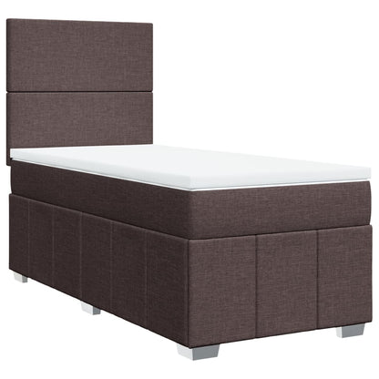 Boxspring Met Matras Stof 100 x 200 cm