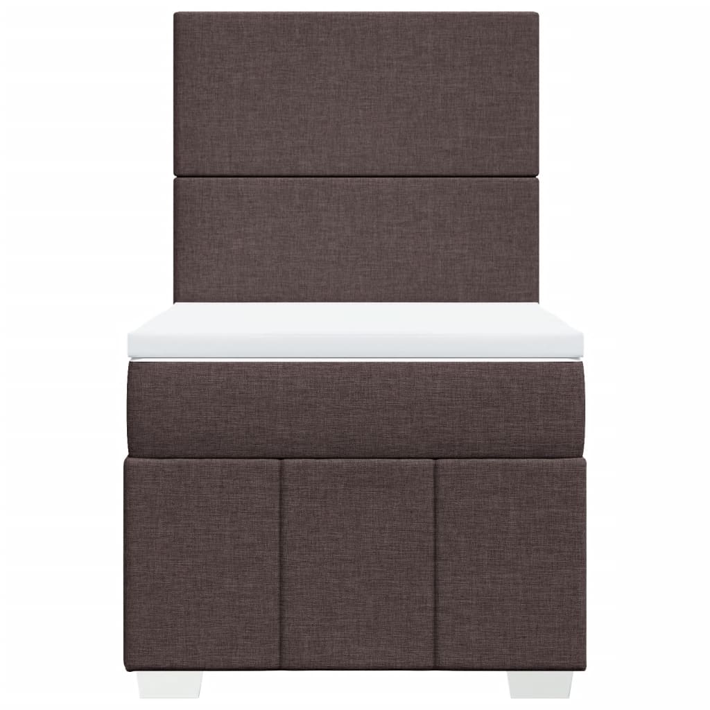 Boxspring Met Matras Stof 100 x 200 cm