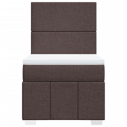 Boxspring Met Matras Stof 100 x 200 cm